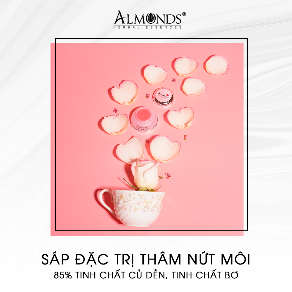 Sáp trị thâm môi Almonds