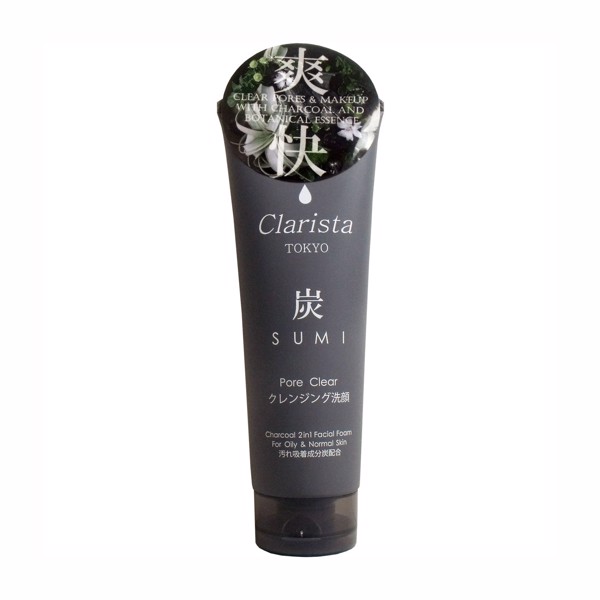 Review sữa rửa mặt Clarista Tokyo Charcoal 2 in 1 Facial Foam