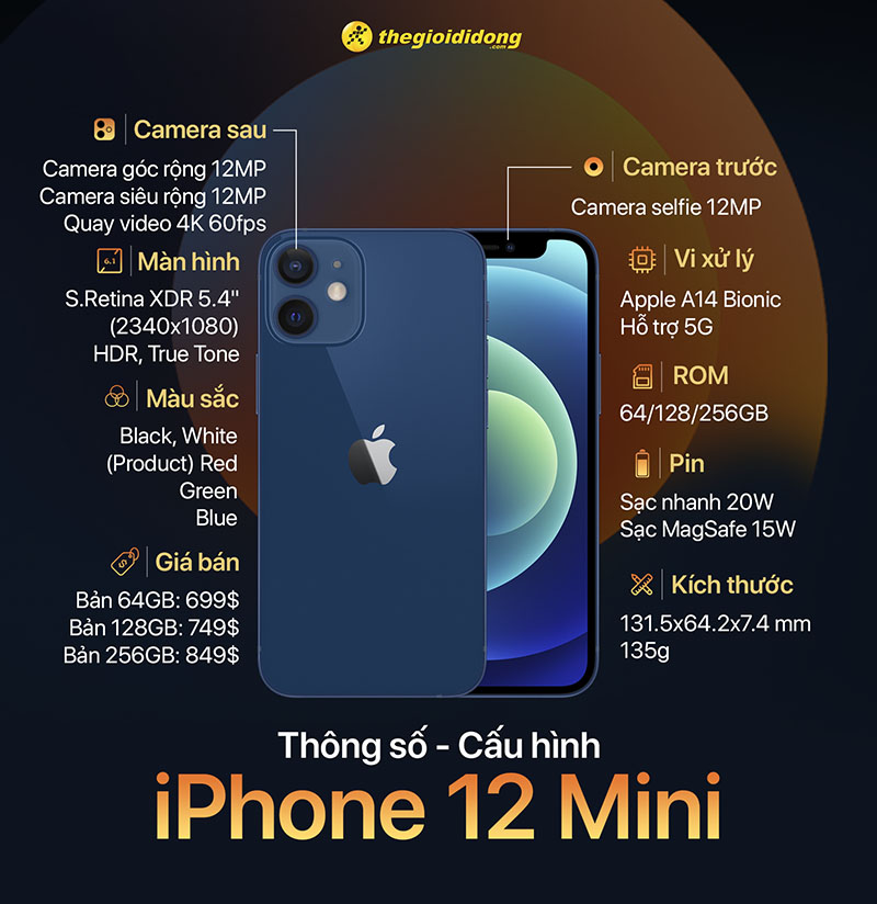 Review điện thoại iPhone 12 Mini