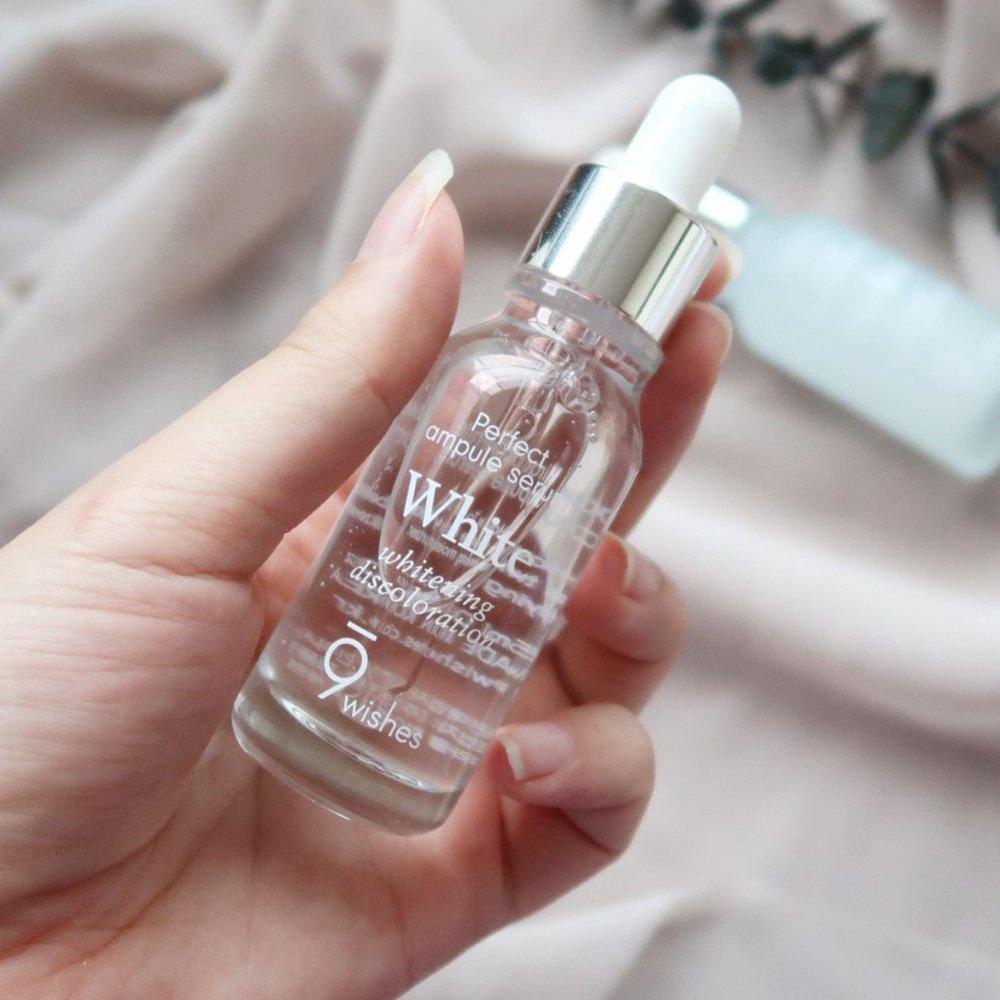Review tinh chất 9wishes Miracle White Ampule Serum