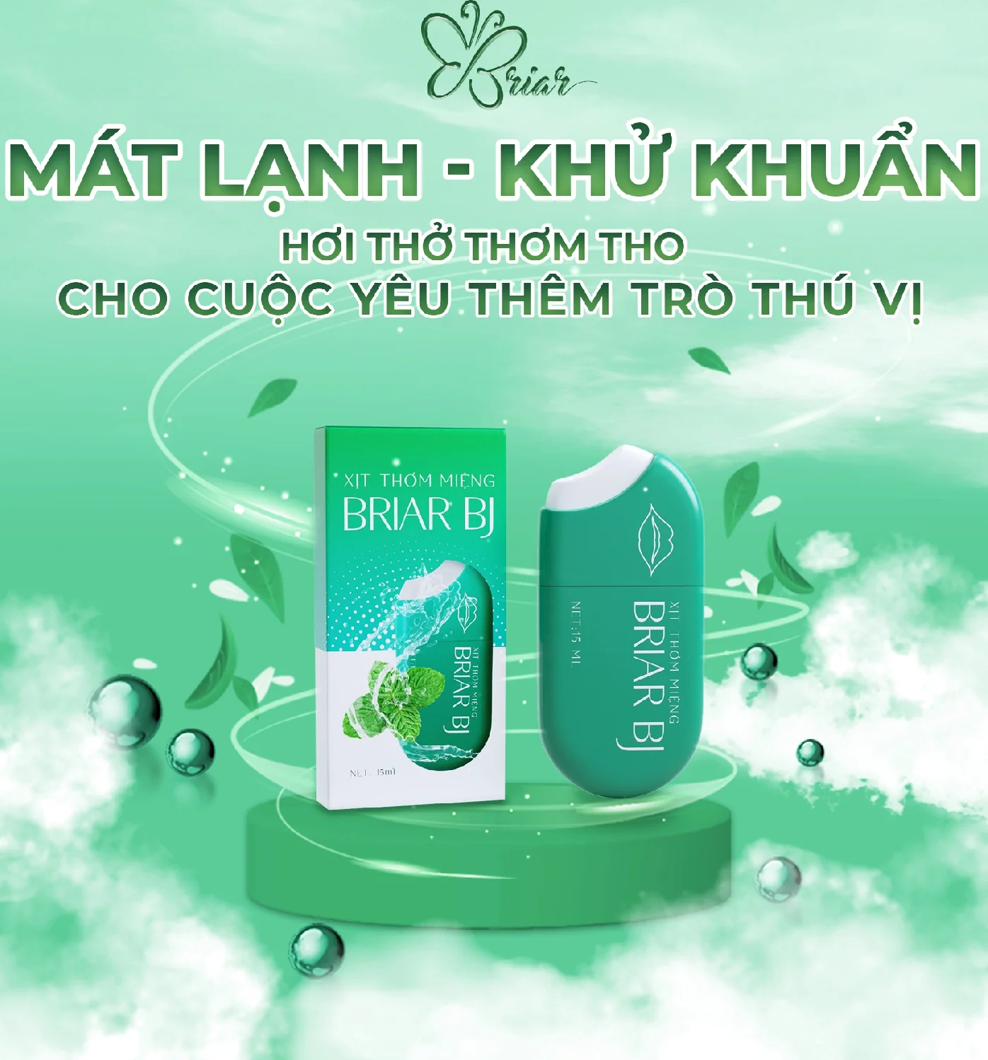 Xịt thơm miệng Briar BJ
