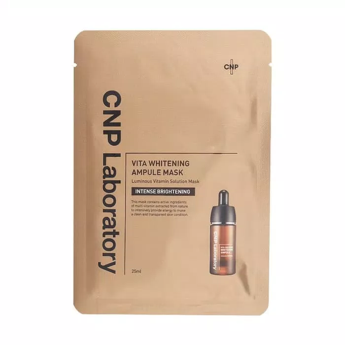 Top 10 mặt nạ dưỡng trắng da tốt nhất: hiệu ứng da trắng tức thì CNP Laboratory Vita Whitening Ampule Mask (ảnh: internet)