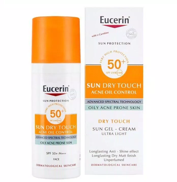 Top 10 kem chống nắng dành cho da dầu giúp bảo vệ da, kiềm dầu hiệu quả Kem chống nắng Sun Dry Touch SPF 50+ (Ảnh: Internet)