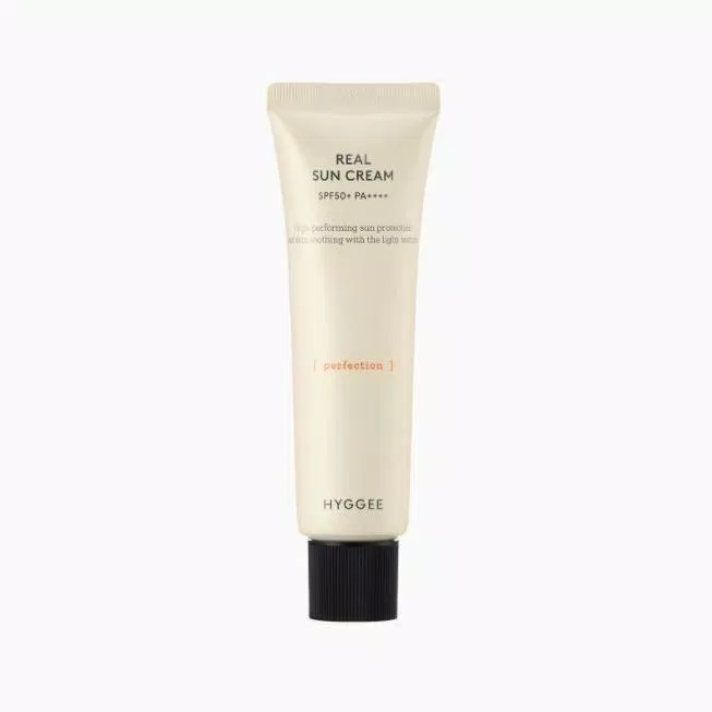 Top 10+ kem chống nắng cho da thường tốt nhất: bảo vệ da toàn diện Kem chống nắng Hyggee Real Sun Cream (Ảnh: internet)