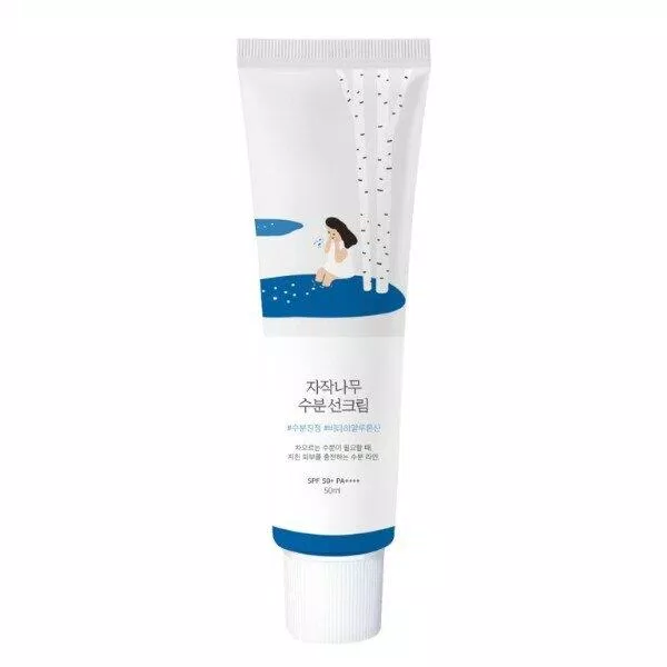 Top 10+ kem chống nắng cho da thường tốt nhất: bảo vệ da toàn diện Kem chống nắng hóa học Round Lab Birch Juice Moisturizing Sunscreen (Ảnh: internet)