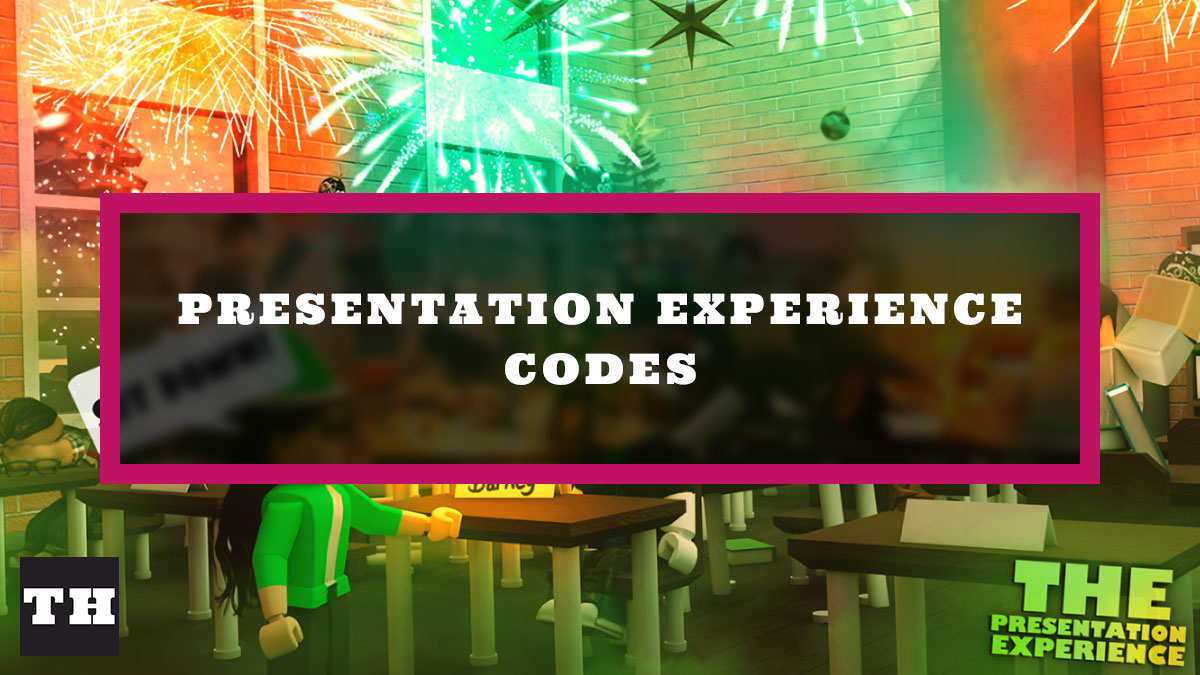 the presentation experience codes 2023 new