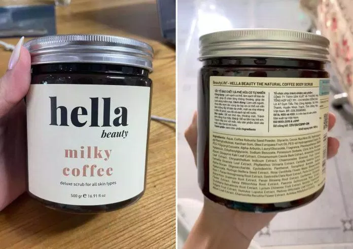 Review tẩy tế bào chết Hella Beauty Milky Coffee có thật sự tốt như quảng cáo? (Ảnh: Internet).